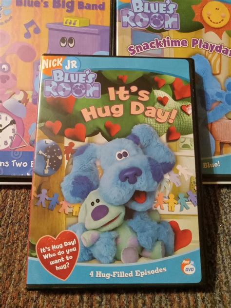 3x Blue S Clues Dvds Big Band Hug Day And Snacktime Playdate Nick Jr Nickelodeon 97368753747 Ebay