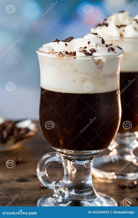 Irish coffee stock image. Image of espresso, cocktail - 265264053