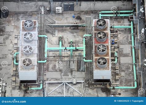 Hvac Infrastructure Stock Image Image Of London Industrial 148433523