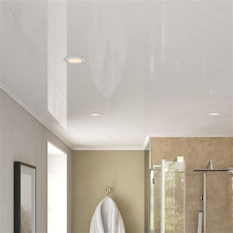 Duschen Badewannen Teile 10 White Ash Gloss Bathroom Ceiling Panels