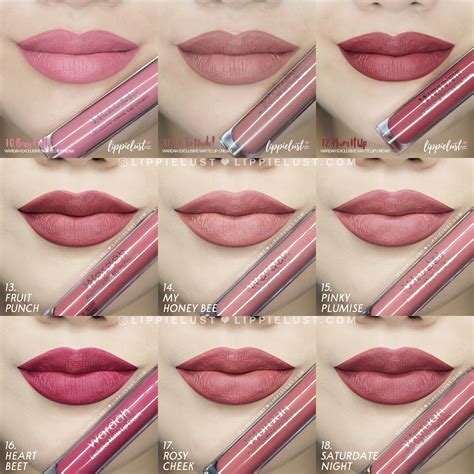 SWATCH REVIEW Wardah Cosmetics Exclusive Matte Lip Cream New