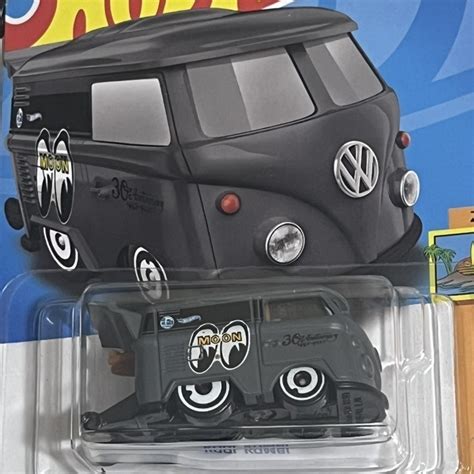 Jual Hot Wheels Kool Combi Mooneyes Abu Abu Shopee Indonesia