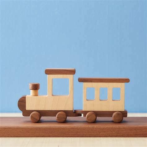 Wooden Train - Etsy