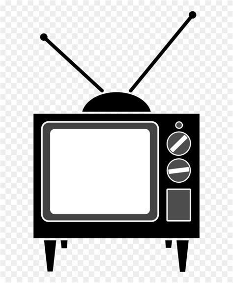 Illustration By Vector Tradition Television Antenna - Old Tv Clipart - Free Transparent PNG ...