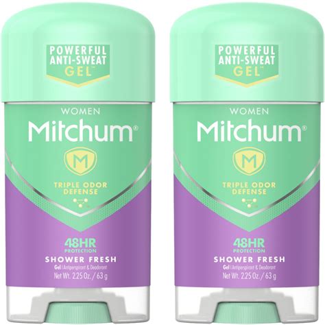 Mitchum Women Underarm Deodorant Roll Pack Of 2 Shower Fresh Gel Anti