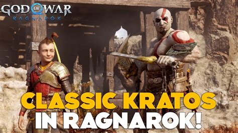 How To Get Classic Kratos In God Of War Ragnarok Youtube