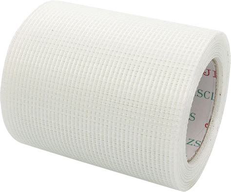 Focmkeas Drywall Joint Tape Self Adhesive Fiberglass Wall Repair Fabric 6 Inch X 98 Foot Repair