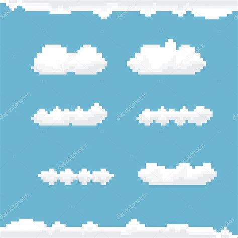 The Best 25 Pixel Art Clouds Background Winartbox