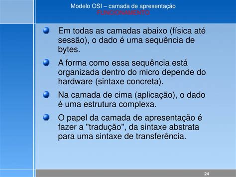 PPT MODELO OSI CAMADAS FUNCIONAMENTO PowerPoint Presentation Free