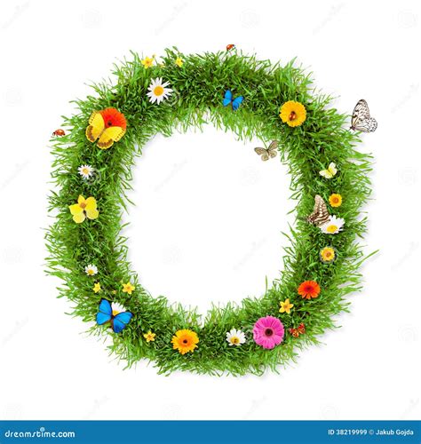 Spring Letter O Stock Illustration Illustration Of Design 38219999