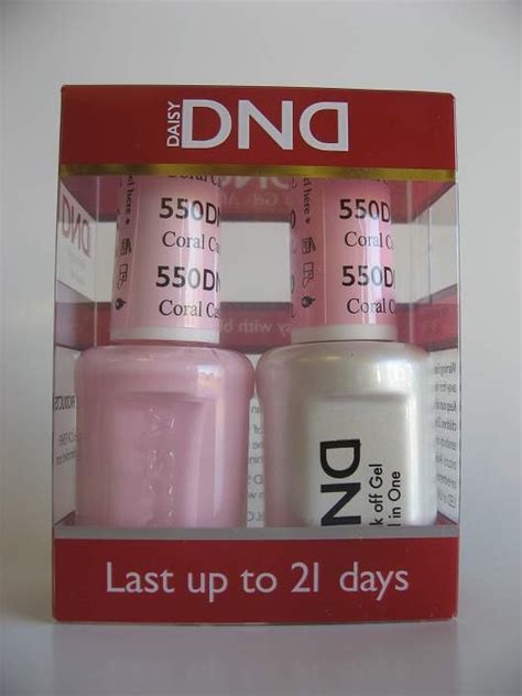 Dnd Soak Off Gel And Nail Lacquer 550 Coral Castle Fl Manicure Pedicure