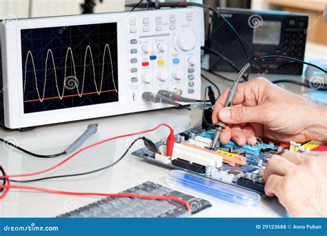 Tech Tests Electronic Equipment Stock Photo Image Of Hardware