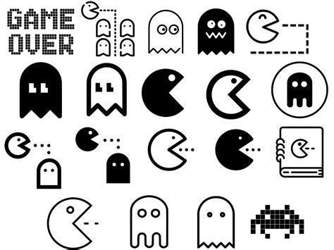 750 Pac Man Svg Pacman Svg Svg File Digital Download Digital Stickers