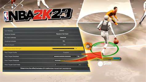 BEST CONTROLLER SETTINGS FOR NBA 2K23 YouTube