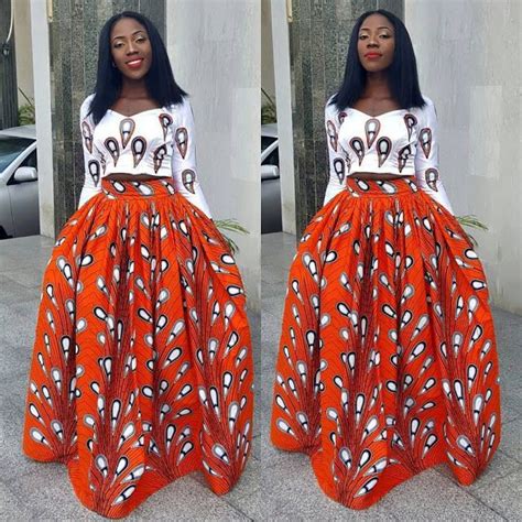 Ankara Maxi Skirt Styles For Ladies Dezango African Skirts African