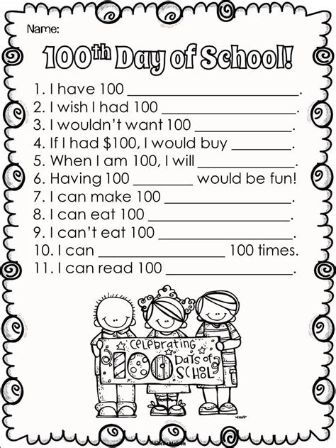 100th day of school second grade worksheet Interactive Worksheet – Edform