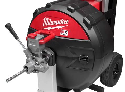 MILWAUKEE Drain Cleaning Machine, Drain Line I.D. Size Range 2 in to 8 ...