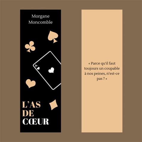 Marque Page De Las De C Ur Par Morgane Mocomble Signets De