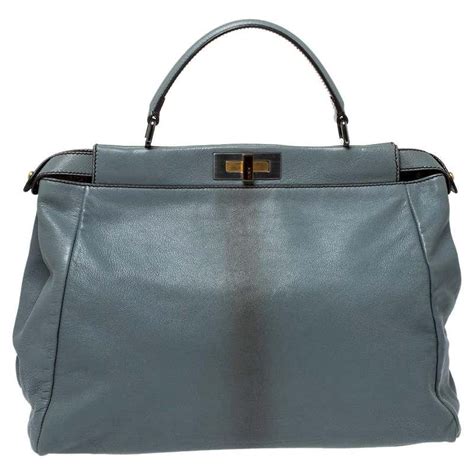 Grey Fendi Peekaboo 4 For Sale On 1stdibs