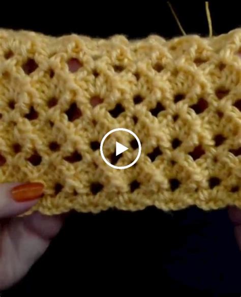 Simple Chevron Crochet Stitch Tutorial