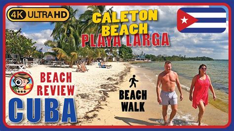 Caleton Beach Playa Larga Cuba Beach For Chilling 4K Walking Tour