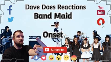 Band Maid Onset Dave Does Reactions Youtube