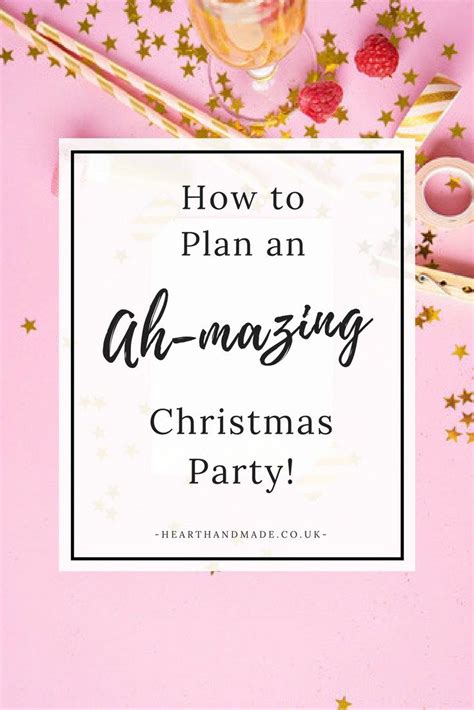 How To Plan An Amazing Christmas Party Free Printable Checklist With