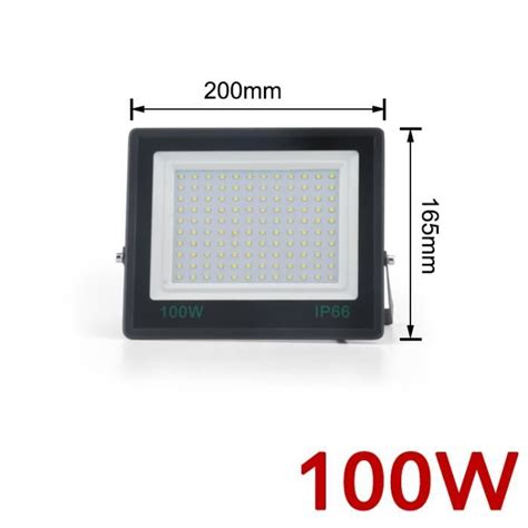 100w Projecteur LED Imperméable Conforme à la Norme IP66 Éclairage d