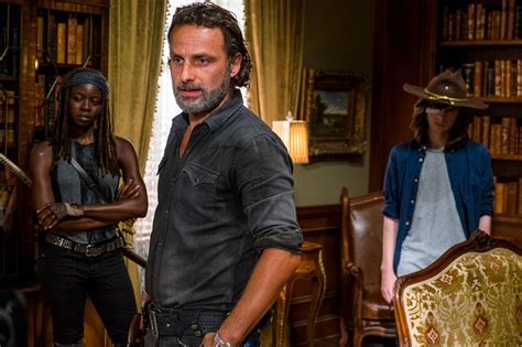 Danai Gurira As Michonne Andrew Lincoln As Rick Grimes Chandler Riggs