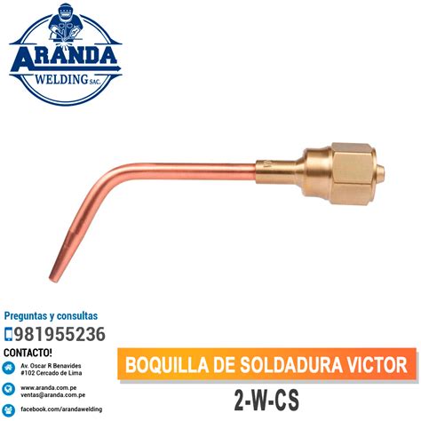 BOQUILLA PARA CALENTAR VICTOR 12 SERIE MFA ARANDA WELDING Premium