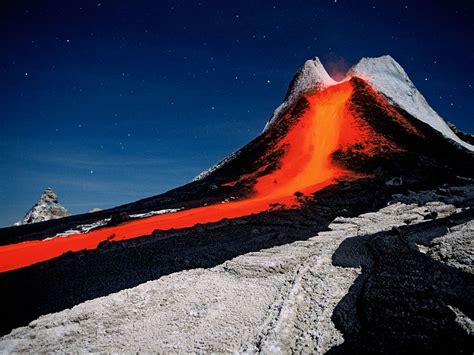 Photo Lava Pours From A Volcano In Tanzania National Geographic