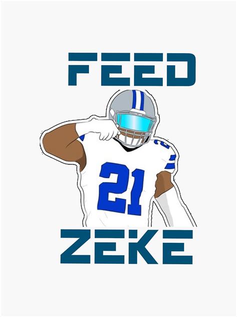 Feed Zeke Sticker For Sale By Melcortes1 Redbubble