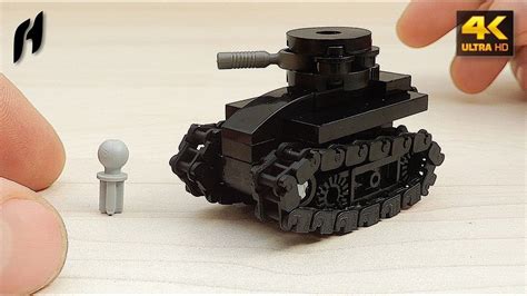 How to Build Small Lego Tank (MOC - 4K) | Lego, Lego cars, Lego creations