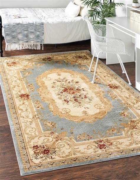 Amazon Rugs Chateau Collection Rug 2 X 3 Light Blue Medium