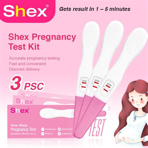 Shex One Step Pregnancy Test Kit Urine Test Early Detection Upt Test Uji Cek Kehamilan 1pc