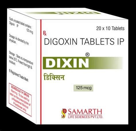 Digoxin Injection DIXIN 0 5mg 2ml At Best Price In Mumbai