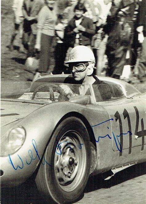 Wolfgang Von Trips Signed Vintage Photograph Ebay