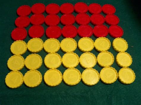 Connect Four 4 Game Replacement Pieces Lot Of 42 Checkers Red