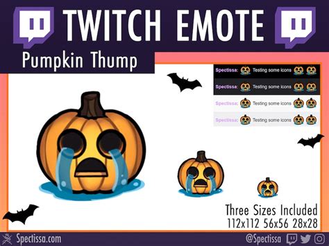 Scary Halloween Twitch Emotes Etsy