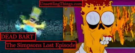 Dead Bart, The Simpsons Lost Episode – Creepypasta - Unsettling Things