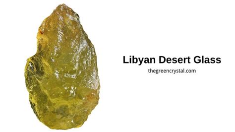 Libyan Desert Glass • The Green Crystal