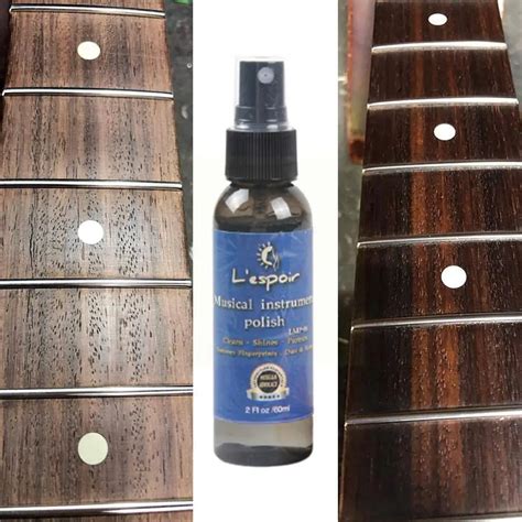 60ml Guitar Fingerboard Nursing Oil Fretboard Lemon Cloth Ukulele Accessories Care Universal