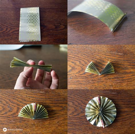 DIY Papierrosetten Falten DIY Hochzeitsdeko