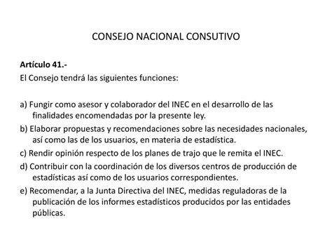 El Sistema De Estadística Nacional Y El Inec Ppt Descargar