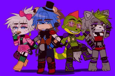 Animatronics-fnaf 9 gacha club | Ideias para personagens, Desenhando roupas de anime, Tutoriais ...