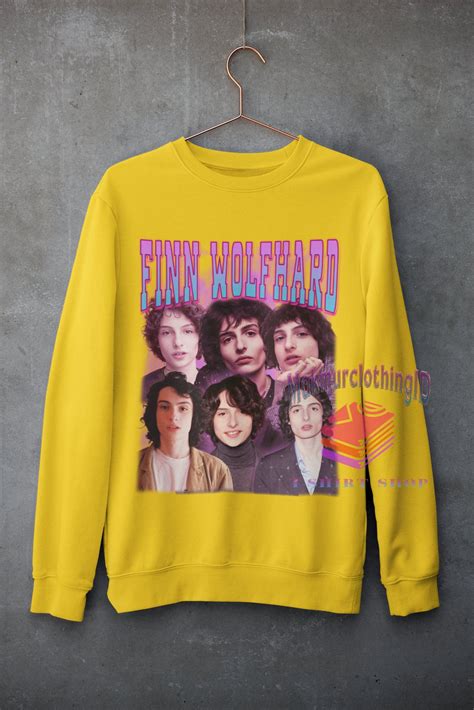 Finn Wolfhard Retro Shirt Finn Wolfhard Vintage Print Etsy