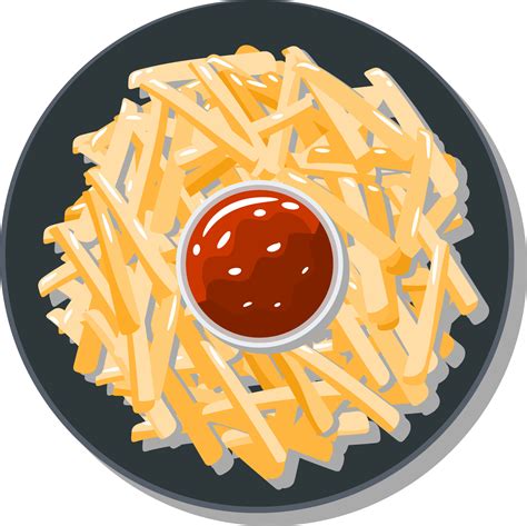 Batatas Fritas Png Design De Clipart Gráfico 19907704 Png