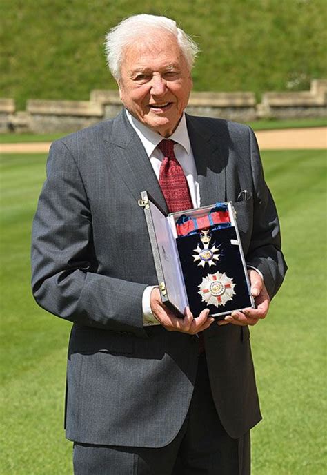 Prince Charles awards Sir David Attenborough his second knighthood at ...