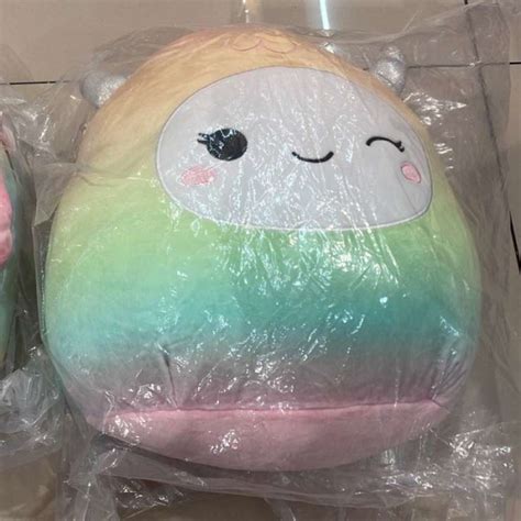 Promo Boneka Squishmallow Original Ukuran Besar B Unicorn Rainbow Yeti