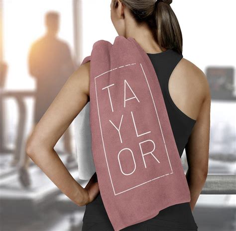 Gym Towel Customised Gym Towel Sports Towel Personalised Etsy Australia